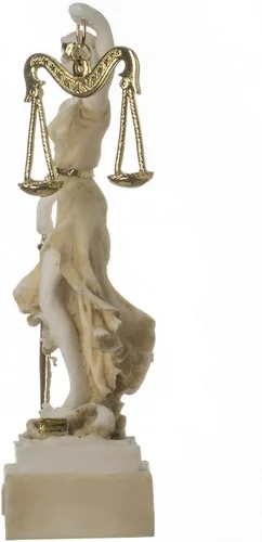 Miniatura 6 de Diosa griega Themis 5.5" Estatua ciega dama justicia abogada regalo dorado