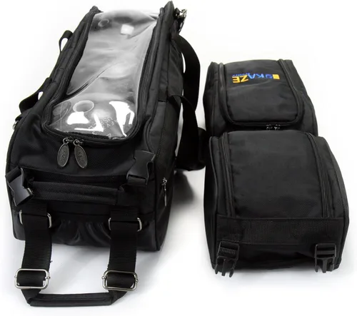 Miniatura 4 de Carro de torneo de bolos de lujo para 3 bolas con zapatero y bolsa de accesorios desmontables