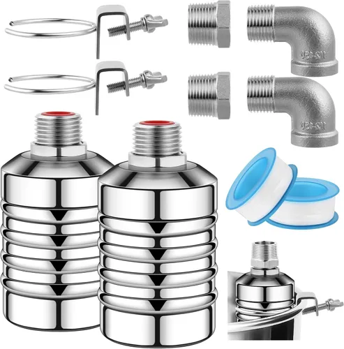 Válvula de flotador de agua para tanque de agua, sistema de control automático de nivel de agua Aquapulse, válvula de flotador de acero inoxidable