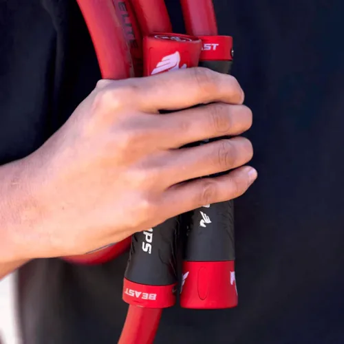 Miniatura 9 de Muay Thai 3.0 - Cuerda de saltar con peso para hombres y mujeres, diseñada profesionalmente para entrenamiento de alta intensidad, cuerda de saltar