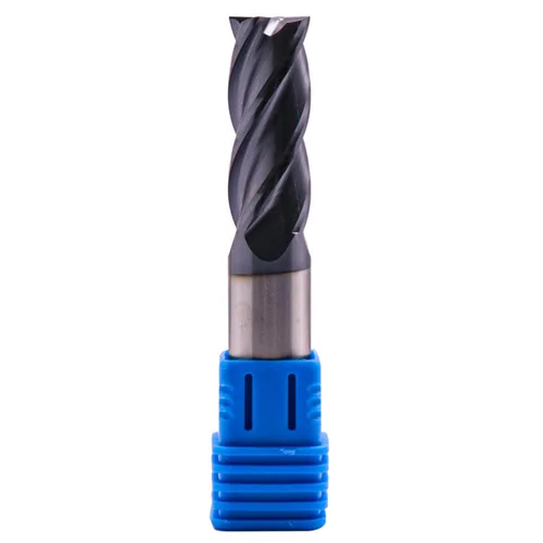 Miniatura 5 de BestParts 5 fresas cuadradas de carburo sólido de alto rendimiento, revestimiento AlTiN, 4 flautas, hélice de 30 grados, diámetro de corte de 1/2