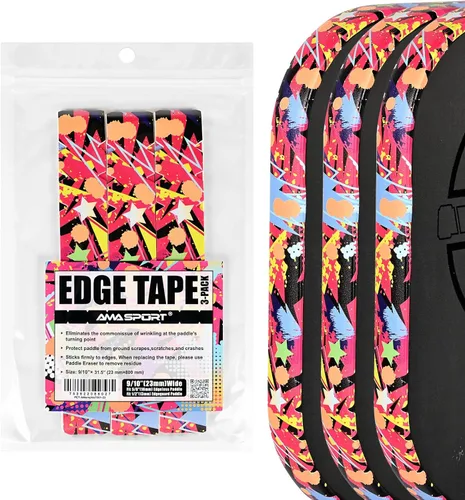 Miniatura 25 de PICKLETECH Pickleball Edge Guard Tape – Pink Unicorn Pattern Edge Tape for Pickleball Paddle - Fit Perfectly Curved Edge - No Wrinkling Sonrisa verde