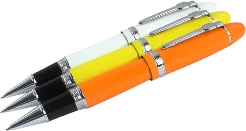 Miniatura 7 de Jinhao 159 Bolígrafo Rollerball negro pesado Big Pen 3 piezas en 3