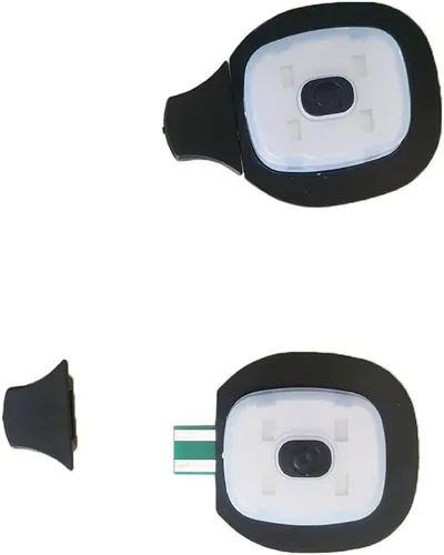 Miniatura 5 de KOCOME - Linterna frontal recargable por USB, ajustable, linterna de cabeza, impermeable, linternas para gorro, kits de manualidades, bricolaje