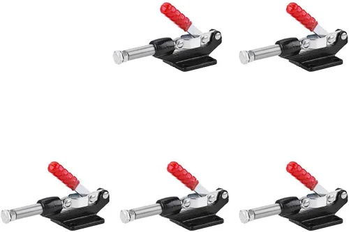 Miniatura 7 de Paquete de 10 abrazaderas de línea recta M10 P=1.5 FLG con rosca métrica
