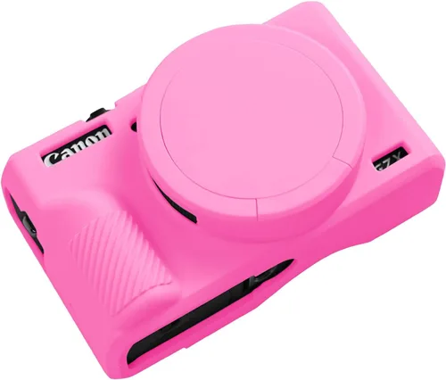 Miniatura 18 de Funda Easy Hood para cámara Canon Powershot G7 X Mark III, cubierta protectora de silicona suave con carcasa de lente extraíble para cámara Canon