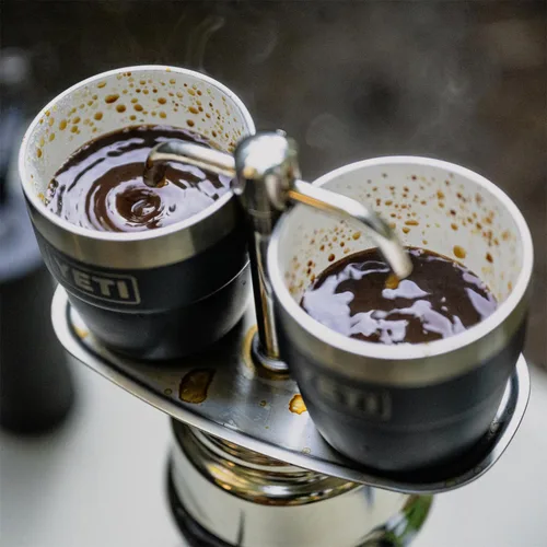 Miniatura 6 de YETI Rambler - Vaso apilable de 4 onzas, acero inoxidable, taza de café/espresso aislada al vacío, 2 unidades Azul marino