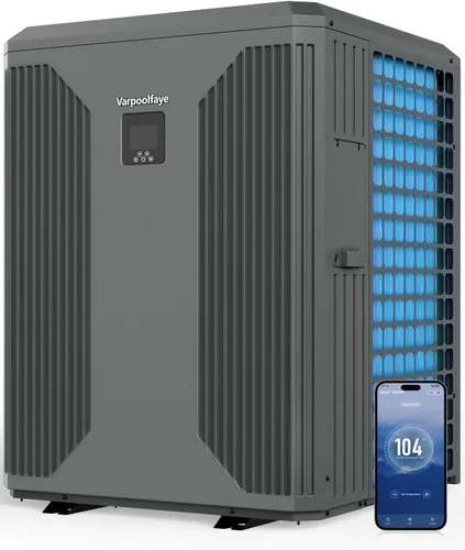 Miniatura 14 de Calentador de piscina sobre el suelo de 13000 BTU, bomba de calor eléctrica de 3500 galones, calentadores de piscina de 120 V de alta eficiencia COP