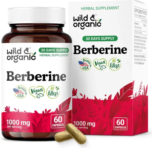 Wild & Organic Berberina Suplemento Cápsulas 1000 mg