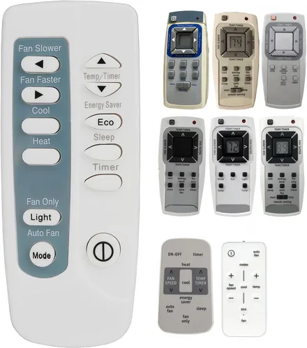 Mando a distancia de repuesto compatible con la mayoría de modelos de aire acondicionado de ventana Frigidaire