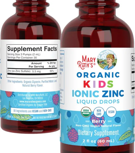 Miniatura 10 de Suplementos de zinc para apoyo inmunológico Suplemento de zinc líquido Zinc iónico para niños Edades de 4 a 13 Sulfato de zinc Suplemento