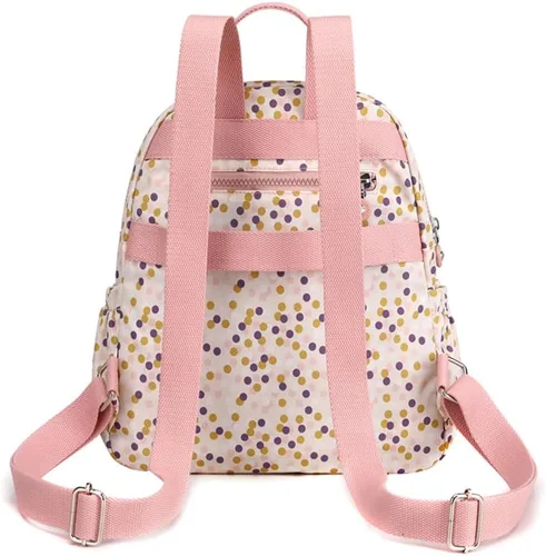 Miniatura 9 de Tanweibago Mini mochilas de nailon para mujer, mochilas pequeñas de 11L para mujer, mochila ligera casual para mujer, mochila de viaje de compras