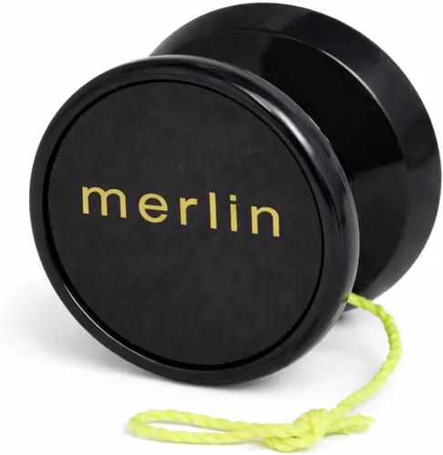 Miniatura 7 de Merlin Yoyo Professional & Responsive con rodamiento C estrecho, sistema de respuesta de silicona - Cuerda adicional incluida - Truco Yoyo para Azul