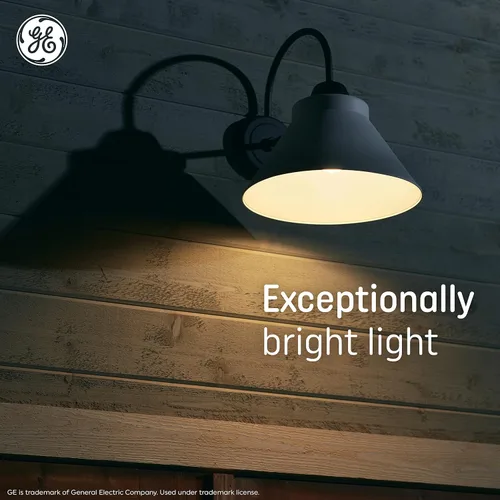Miniatura 2 de GE Bombillas LED ultra brillantes, foco reflector para exteriores, clasificación húmeda, blanco cálido (1 paquete), 32 vatios
