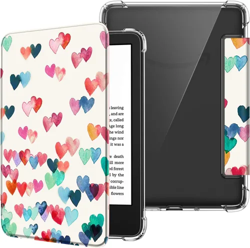 Miniatura 16 de Fintie Funda delgada para Kindle de 6 pulgadas (11ª generación - versión 2024/2022), ultra transparente, suave, flexible, transparente, cubierta