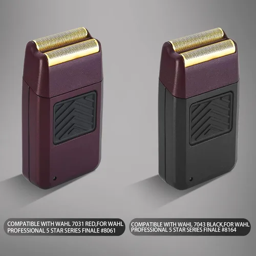 Miniatura 6 de Juego de 2 piezas de repuesto profesional de la serie 5 Star Finale Shaver Shaper Super Close Gold Foil y cortador de barra compatible con Wahl