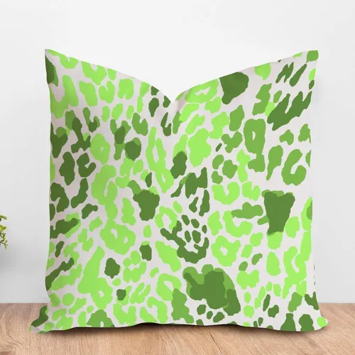 Miniatura 32 de ArogGeld Funda de almohada para sofá, guepardo y leopardo, estampado de leopardo, funda de cojín decorativa de granja para sala de estar