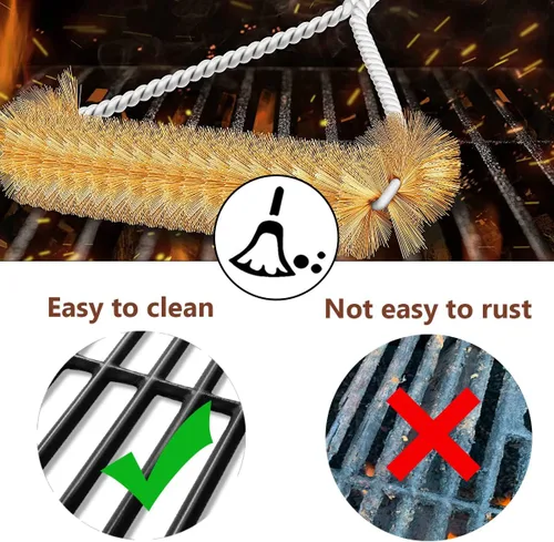 Miniatura 8 de Uniflasy Kit de piezas de repuesto, protector de tienda de campaña de placa térmica, tubo de quemador de parrilla, tubo cruzado ajustable y rejillas