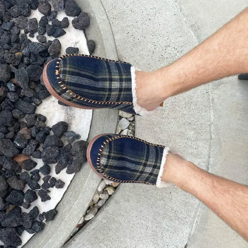 Miniatura 2 de Dearfoams Alpine Bern - Pantuflas tipo zueco para hombre
