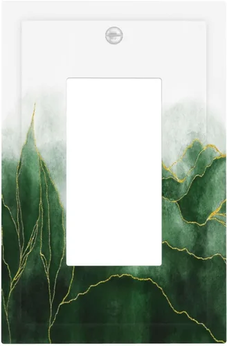 Miniatura 16 de Cubierta de Interruptor de Palanca Única de Asta de Venado de Madera de Estilo Rústico de Granja Placa Decorativa de Pared de 1 Banda Placa Frontal