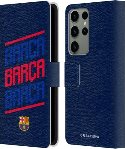Miniatura 25 de Head Case Designs Funda de piel con licencia oficial del FC Barcelona Barca Crest Graphics para Samsung Galaxy A06 4G