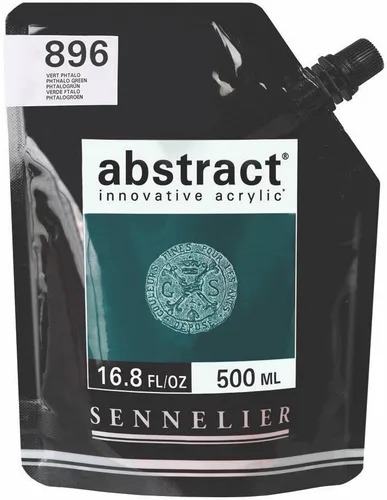 Miniatura 33 de SENNELIER Pintura acrílica abstracta innovadora para cuerpo pesado, bolsa de 16.9 fl oz, blanco titanio
