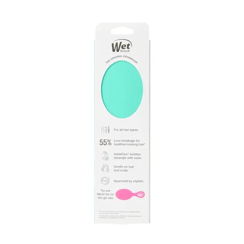 Miniatura 13 de Wet Brush Cepillo desenredante original, exclusivo de Amazon, color aguamarina, cerdas IntelliFlex ultrasuaves, cepillo desenredante que se desliza