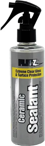 Flitz Sellador de cerámica – Botella de 8 onzas de revestimiento de cerámica fabricado en Estados Unidos para automóviles, barcos, vidrio – Repele