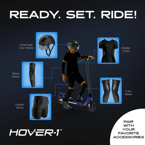 Miniatura 5 de Hover-1 Sunbeam Kick Scooter with Multicolor Wheel Lights, 4.5” Front Wheels, Rear Foot Brake, and 110 Pound Weight Capacity