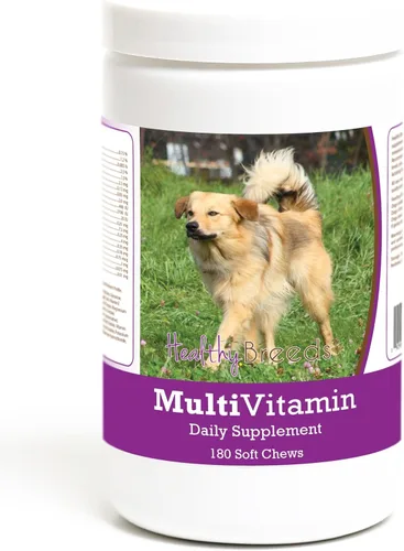 Miniatura 32 de Healthy Breeds Bulldog francés multivitamínico suave masticable para perros 180
