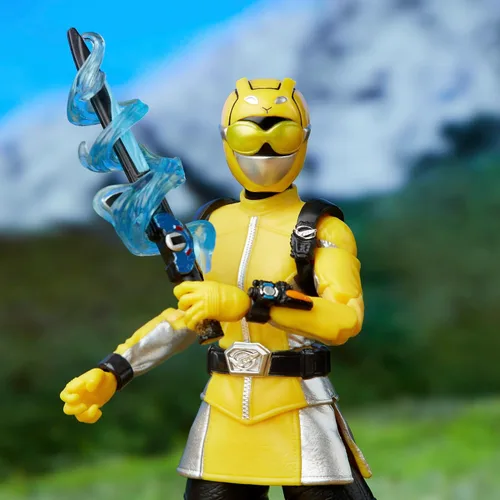 Miniatura 3 de Power Rangers Lightning Collection Beast Morphers Yellow Ranger - Figura de acción a escala de 6 pulgadas, juguetes y figuras de acción para niños a