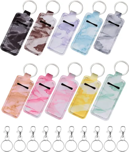 Miniatura 9 de Meiiy Chapstick - Llavero para bálsamo labial, funda para lápiz labial, soporte para brillo de labios, relleno de calcetines, regalo para mujeres