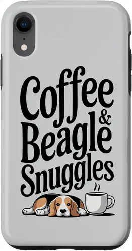 Cute Beagle Lover Beagle Parent Beagle Coffee Case for iPhone XR
