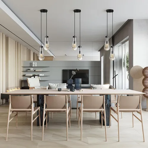 Miniatura 3 de Luces Colgantes Modernas en Forma de Gota de Lluvia, Lámparas Colgantes de Latón de 2 Luces para Isla de Cocina, Iluminación Colgante Dorada