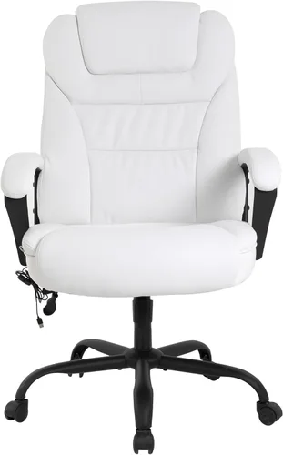 PayLessHere Silla de oficina grande y alta, silla de escritorio, ergonómica, para computadora, soporte lumbar, respaldo alto, piel sintética, peso