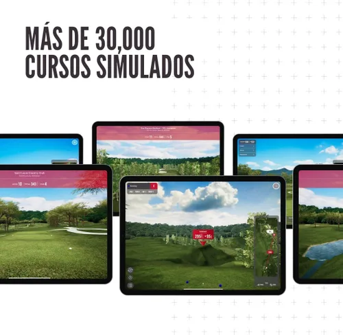 Miniatura 8 de Rapsodo MLM2PRO Monitor de lanzamiento móvil + Simulador de golf, gris