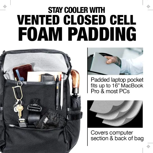 Miniatura 5 de Mochila padre, Negro -, Cabestrillo