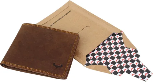 Miniatura 7 de Carteras para hombre, cuero genuino para hombre, billetera con bloqueo RFID, cartera de bolsillo frontal, billetera delgada billetera, monedero