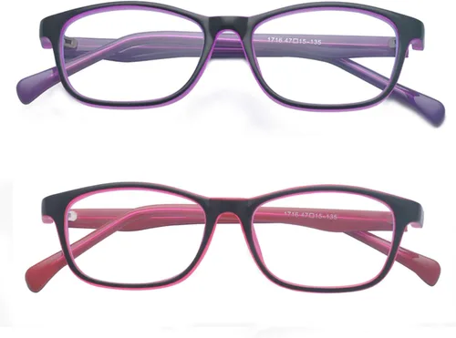 Miniatura 11 de ALWAYSUV Gafas de computadora con bloqueo de luz azul para niños, niñas, adolescentes, niños, gafas de juegos para reducir la fatiga ocular, Púrpura