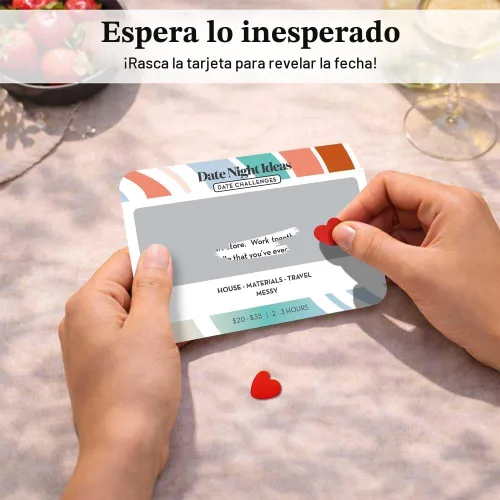 Miniatura 3 de 35 ideas para raspar una cita nocturna, regalos para parejas para él, ella, novia, novio, esposa o marido, juego de cartas de aniversario
