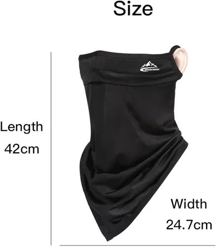 Miniatura 9 de Máscara facial de verano para motocicleta de hielo frío para hombre pasamontañas pañuelo para la cabeza para correr ciclismo pesca al aire libre