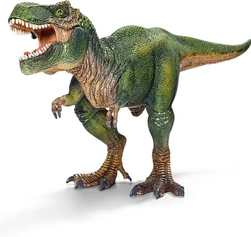 schleich Dinosaurs - Figura de juguete de acción de T Rex de 11 pulgadas - Figura de tiranosaurio Rex de la era jurásica con mandíbula movible -