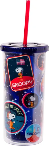 Miniatura 21 de Silver Buffalo Care Bears - Vaso alto de plástico iridiscente con diseño de estrellas arcoíris con tapa y pajilla, 20 onzas Care Bears iridiscentes