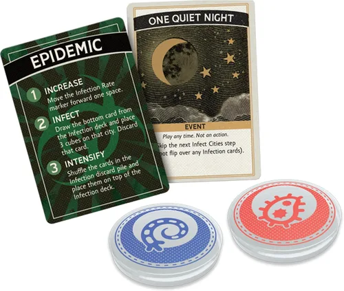 Miniatura 2 de Juego de mesa Pandemic Edición 10º Aniversario, edición limitada estilo vintage con caja de metal personalizada. Juego cooperativo para niños