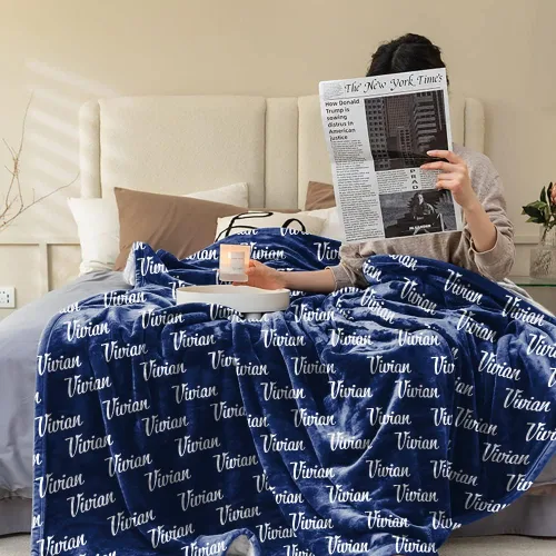 Miniatura 4 de Yoke Style Ship Next Day, mantas personalizadas para adolescentes y niños, manta personalizada con nombre para niños, manta de franela ultrasuave