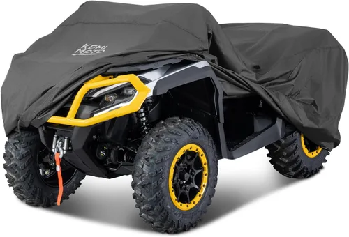 KEMIMOTO Cubierta para cuatrimoto impermeable, para exteriores, 4 ruedas, universal, compatible con Can-Am Outlander 650 850 Polaris Sportman 1000