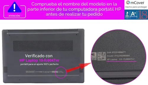 Miniatura 4 de mCover Funda compatible solo para laptop HP de 15.6 pulgadas 2023-2024 serie 15-FCxxxx / 15-FDxxxx Windows Notebook PC