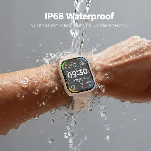 Miniatura 6 de Reloj de seguimiento de actividad física para mujeres y hombres, llamadas Bluetooth, pantalla HD de 1.83 pulgadas, 100 modos deportivos, frecuencia