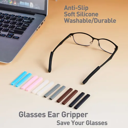 Miniatura 7 de Gdnmapt - Cojín de silicona para los oídos, antideslizante para los ojos, agarre cómodo para los oídos, solución de almohadillas para orejas 2 pares