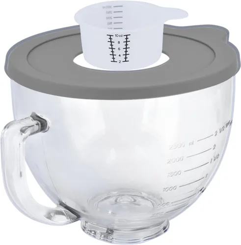 Miniatura 8 de Tazón de Vidrio para Mezclador de Pie con Cabeza Inclinable, 5 QT, Compatible con Kitchenaid Artisan 5KSM125, 5KSM150, 5KSM175, 5KSM7580, KSM150
